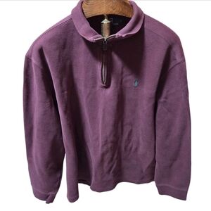 Vintage Polo Ralph Lauren Quarter Zip Burgandy Plum Size 2XL